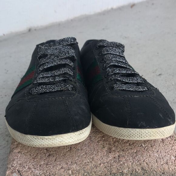 Gucci Web Glitter Sneakers - Picture 8 of 9
